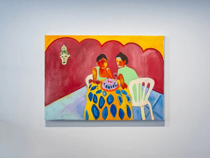 Dora Dalila Cheffi, A never-ending masquerade, exhibition view. Courtesy of Selma Feriani Gallery