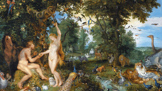 «El Jardín del Edén con la caída del hombre» (1617), Peter Paul Rubens  y Jan Brueghel el Viejo 