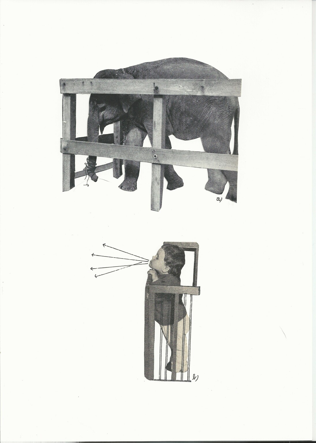 Eva Koťátková

Error

2015-2016

Collage on paper 

11 3⁄4 x 8 1⁄4 inches

Courtesy of the artist, Meyer Riegger, Berlin/Karlsruhe and hunt kastner, Prague
