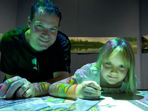 The Missisipi River. Courtesy of Science Museum of Minnesota