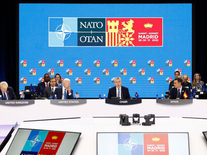 Sesiones de trabajo de la Cumbre de la OTAN, 2022, Madrid, España