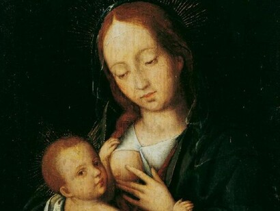«Madonna lactante», Joos van Cleve (1485-1541)