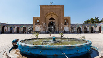 The Malek Mosque (Persian: مسجد ملک کرمان, romanized: Masjid-e Malik; Arabic: مسجد ملك), also called the Imam Mosque (transl. Masjid-i imam), is a mosque is located in Kerman, Iran