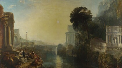 William Turner, Didone costruisce Cartagine, 1815, National Gallery, Londra, UK