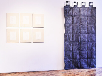 Laleh Motlagh and Anastasia Sitnikov, (Un)avoidable silence, exhibition view. Courtesy of Heaven Gallery