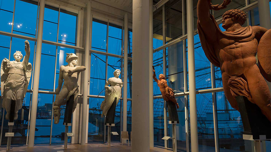 Figurehead Hall. Courtesy of Sjöhistoriska museet