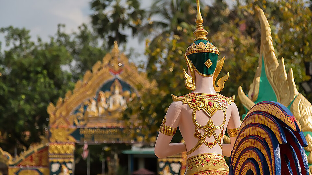 Wat Chaiya Mangkalaram Temple in Penang, Malaysia