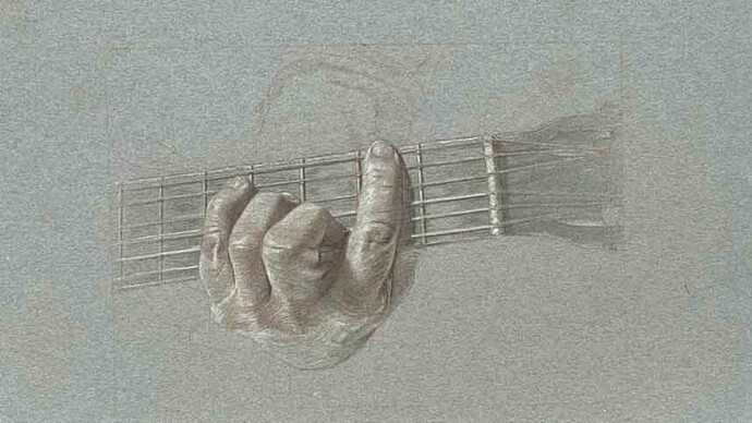 Aldo Farnsworth, Hands of GG (detail), 2026. Courtesy of Transmission Gallery