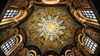 Mosaici, Battistero Neoniano, Ravenna, Italia