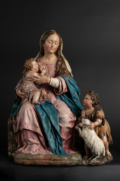 Sculpter la couleur. Avec l'aimable autorisation du musée du Louvre