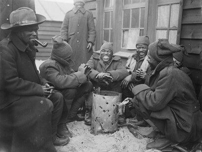 African soldiers. Courtesy of Imperial War Museums