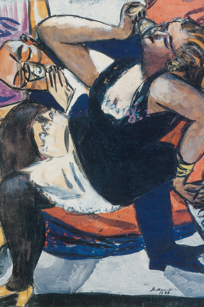Max Beckmann, Paar, 1938. Courtesy of Sammlung Scharf-Gerstenberg