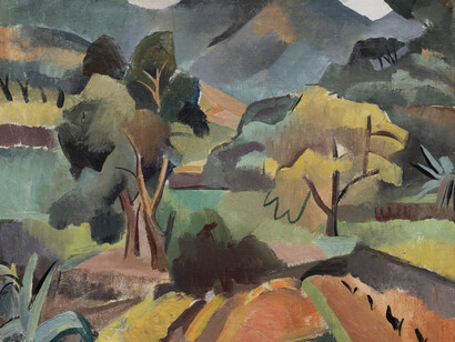 Betty Lane, Untitled (Provençal landscape) (detail), c. 1929. Courtesy of Marc Selwyn Fine Art