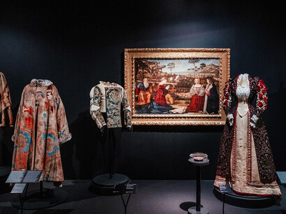 Art and fashion, exhibition view. Courtesy of Calouste Gulbenkian Museum