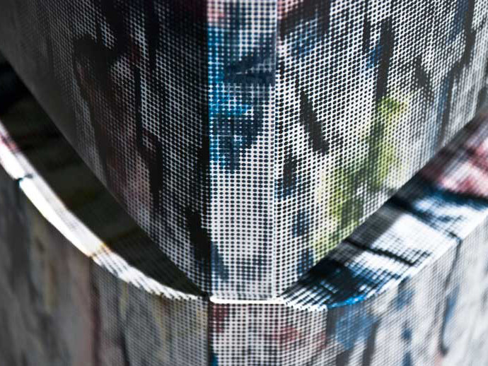 Marie Lelouche, Exhibition view « I am walking in… », 2015, sculpture (detail) Le Fresnoy, Studio national des arts contemporains, Tourcoing, France. Copyright Le Fresnoy Studio national des arts contemporains, Courtesy Galerie Alberta Pane