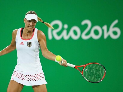 Angelique Kerber, plata en categoría femenina