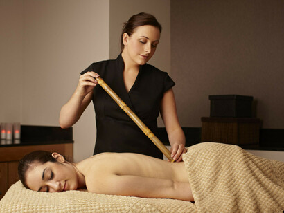 A massage therapist