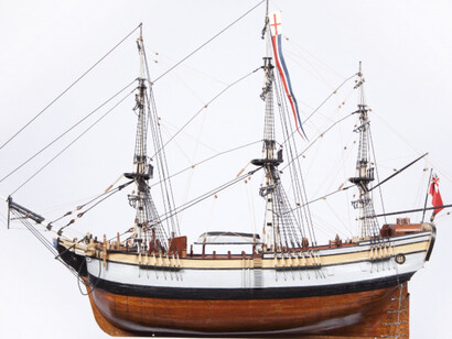 First Fleet Ships. Courtesy of Sydney Living Museums