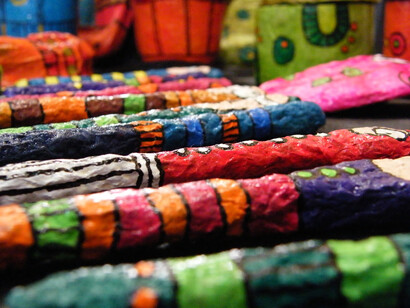 Economía circular. Decoración con productos reciclados