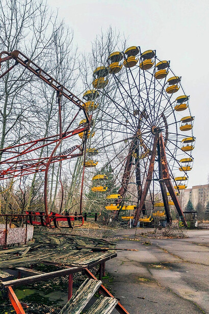 El parque de atracciones de Prípiat, cuya inauguración estaba prevista para el 1 de mayo de 1986