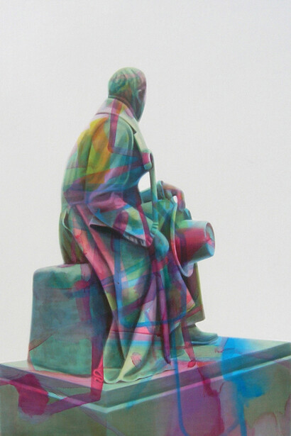 Untitled, 2003, Oil on canvas, 70 x 60 inches. Courtesy of the artist and Miguel Abreu Gallery, NY