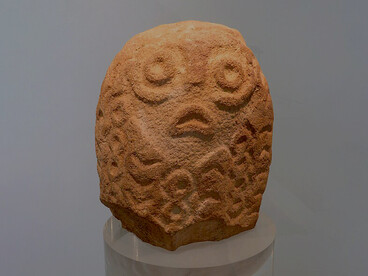 “Undine,” quartz sandstone, 6300–5900 BCE, Museum Lepenski Vir, Serbia
