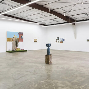 Llyn Foulkes, Time’s witness, exhibition view. Courtesy of The Pit Gallery