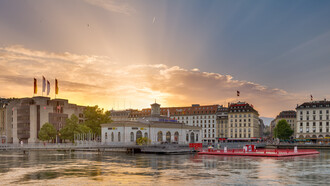 Puente de la Máquina, Ginebra, Suiza