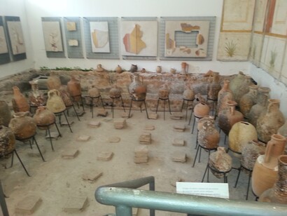 Minori, Italia. Ánforas en la Villa Romana