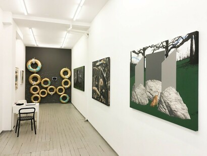 Spring 2017 Group Show, Exhibition view. Courtesy of Lyle O. Reitzel Gallery