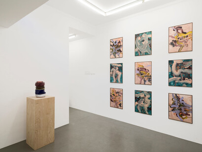 Sarah Trigg, Collected signals, exhibition view. Courtesy of Gaa Gallery