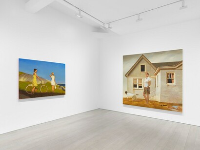Bo Bartlett, exhibition view. Courtesy of Miles McEnery Gallery