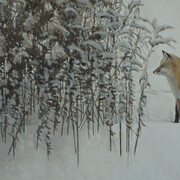 Ron Kingswood, He knows (detail), 2026. Courtesy of LewAllen Galleries