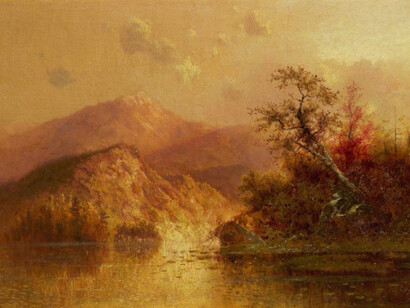 Charles Chapin, Autumn Landscape, 1877. Courtesy of Questroyal Fine Art