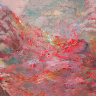 James David Lee, I always knew it was you out there, painting in exhibition. Courtesy of Bass and Reiner Gallery