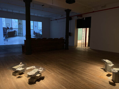 Jennifer and Kevin McCoy. Courtesy of Postmasters Gallery 