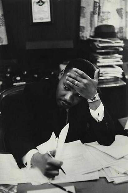 Henri Cartier-Bresson, Martin Luther King. Atlanta. 1961 ©Henri Cartier-Bresson/Magnum, courtesy Fondation Henri Cartier-Bresson
