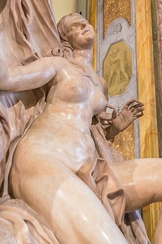 Gianlorenzo Bernini, "La verdad descubierta por el tiempo", escultura, 1645