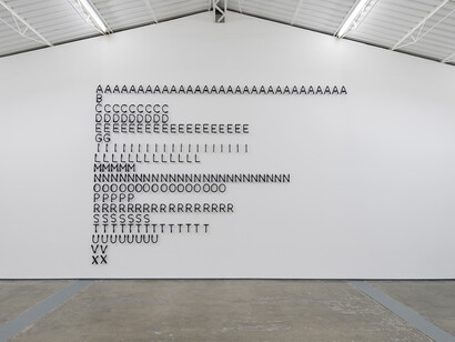 Vista del montaje Entropías, 2018. Foto: Rodrigo Viñas. Cortesía del artista y Proyectos Monclova