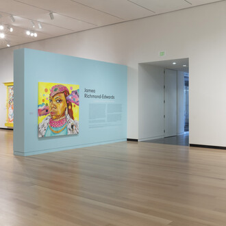 Jamea Richmond Edwards, Another world and yet the same, exhibition view. Courtesy of the Wellin Museum of Art. Photo by John Bentham