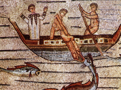 Basilica di Aquileia. Particolare del pavimento musivo