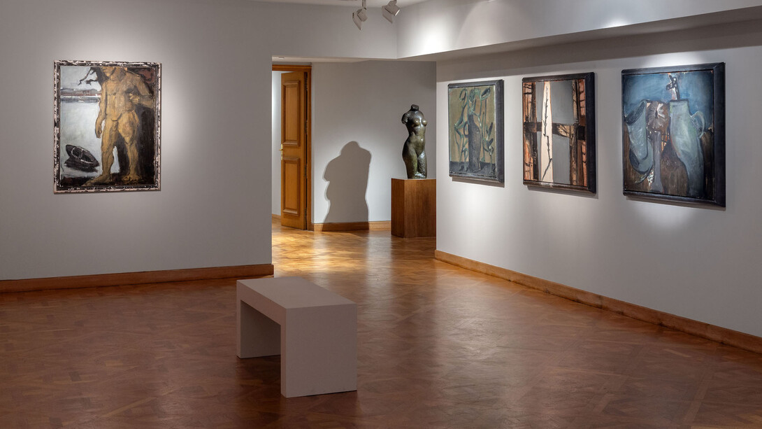 Markus Lüpertz, A lineage, exhibition view. Courtesy of Musée Maillol