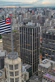 Metrópole de São Paulo vista do centro