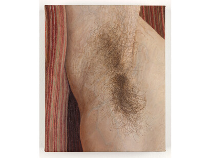 Ellen Altfest, Armpit, 2011, Oil on canvas, 8 3/8 x 7 in. (21.2 x 17.8 cm), Private Collection, Photo: Todd-White Art Photography, Image courtesy White Cube
© Ellen Altfest / White Cube