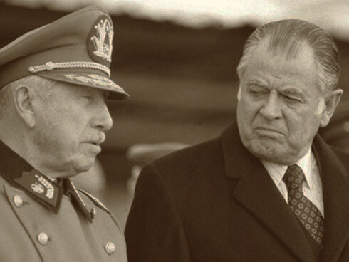 Pinochet y Patricio Aylwin
