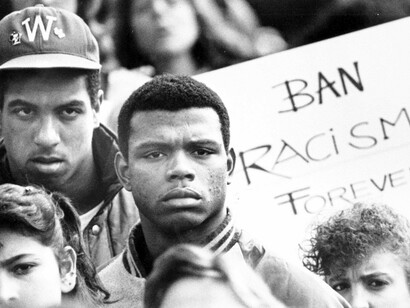 A protest against racism