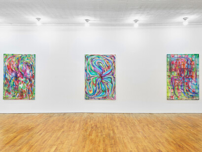 Héloïse Chassepot, Splash, exhibition view. Courtesy of Tara Downs Gallery