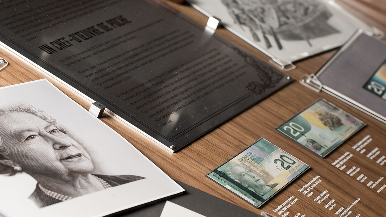 Voices From the Engraver. Courtesy of Musée de la Banque du Canada 