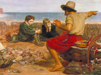 Everett Milais, Niñez de Raleigh