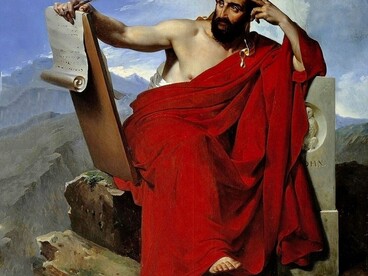 Merry Joseph Blondel, Ritratto di Solone, 1828. Musee de Picardie, Amiens, Francia